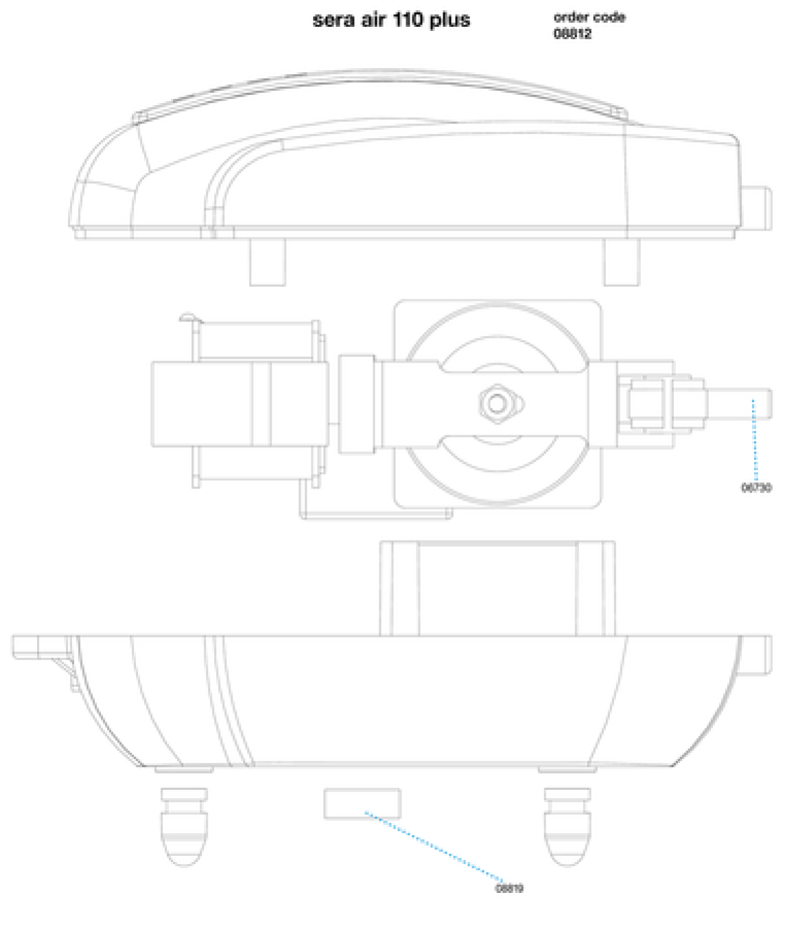 Sera Air 110 plus ilmapumppu