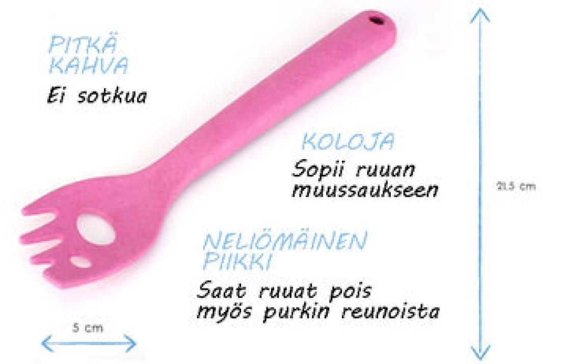 BecoSpork haarukka säilykeruuille