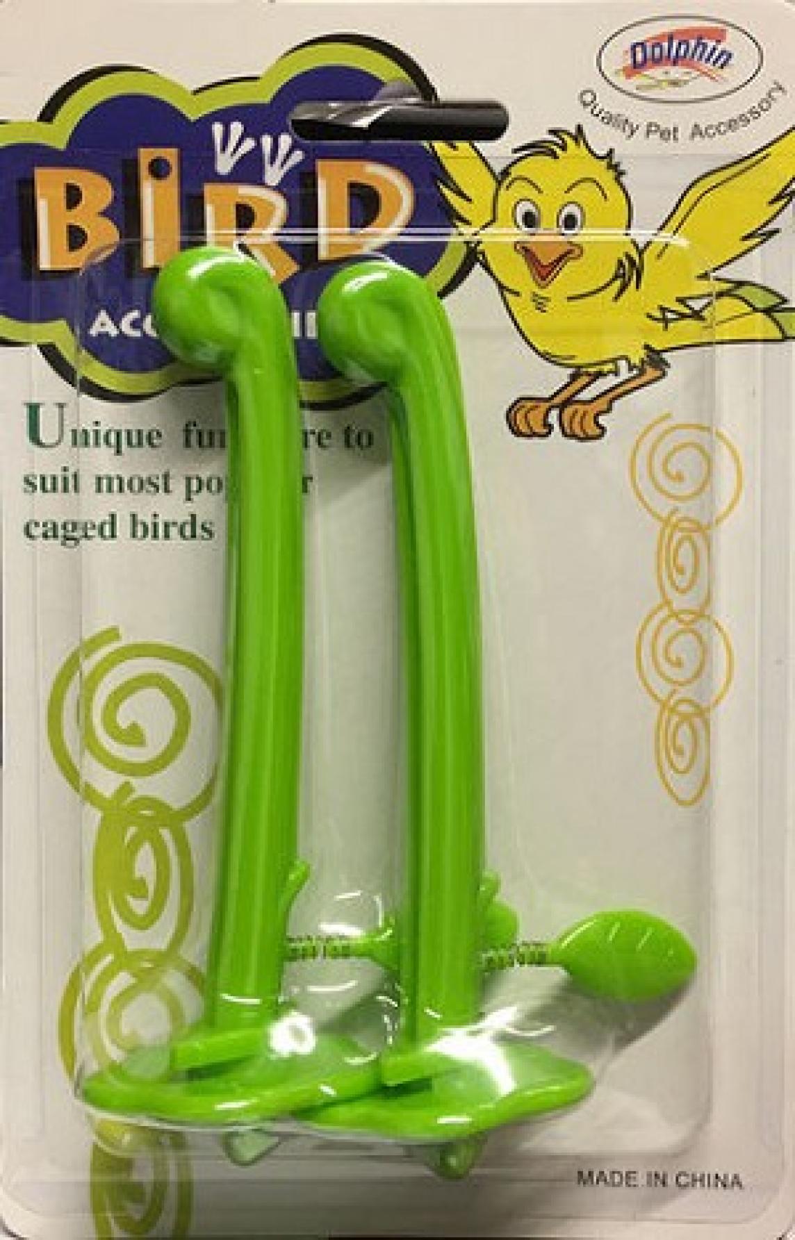 Dolphin muovinen orsi linnuille n. 11cm, 2 kpl/pkt.