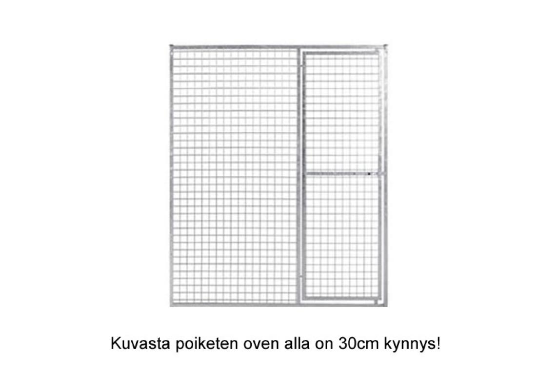 Koiratarha elementti ovella 2 m (verkko)