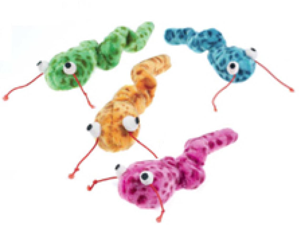 Kissan "matolelu"  vedettävällä mekanismilla 17 cm