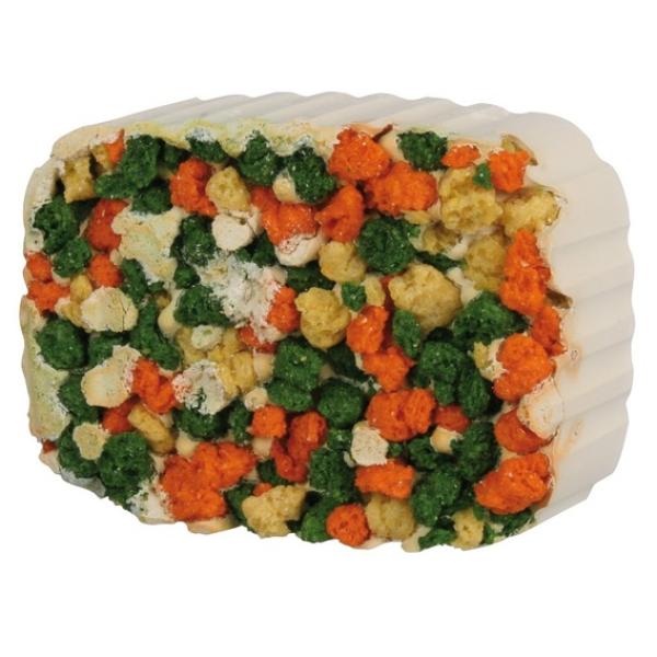 Kalkkikivi, vihannes ja hedelmätäytteellä