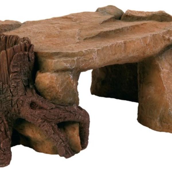 Kivitasanne ja kanto akvaarioon tai terraarioon