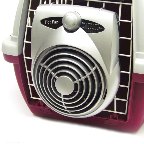 Häkkituuletin De Luxe lämpömittarilla